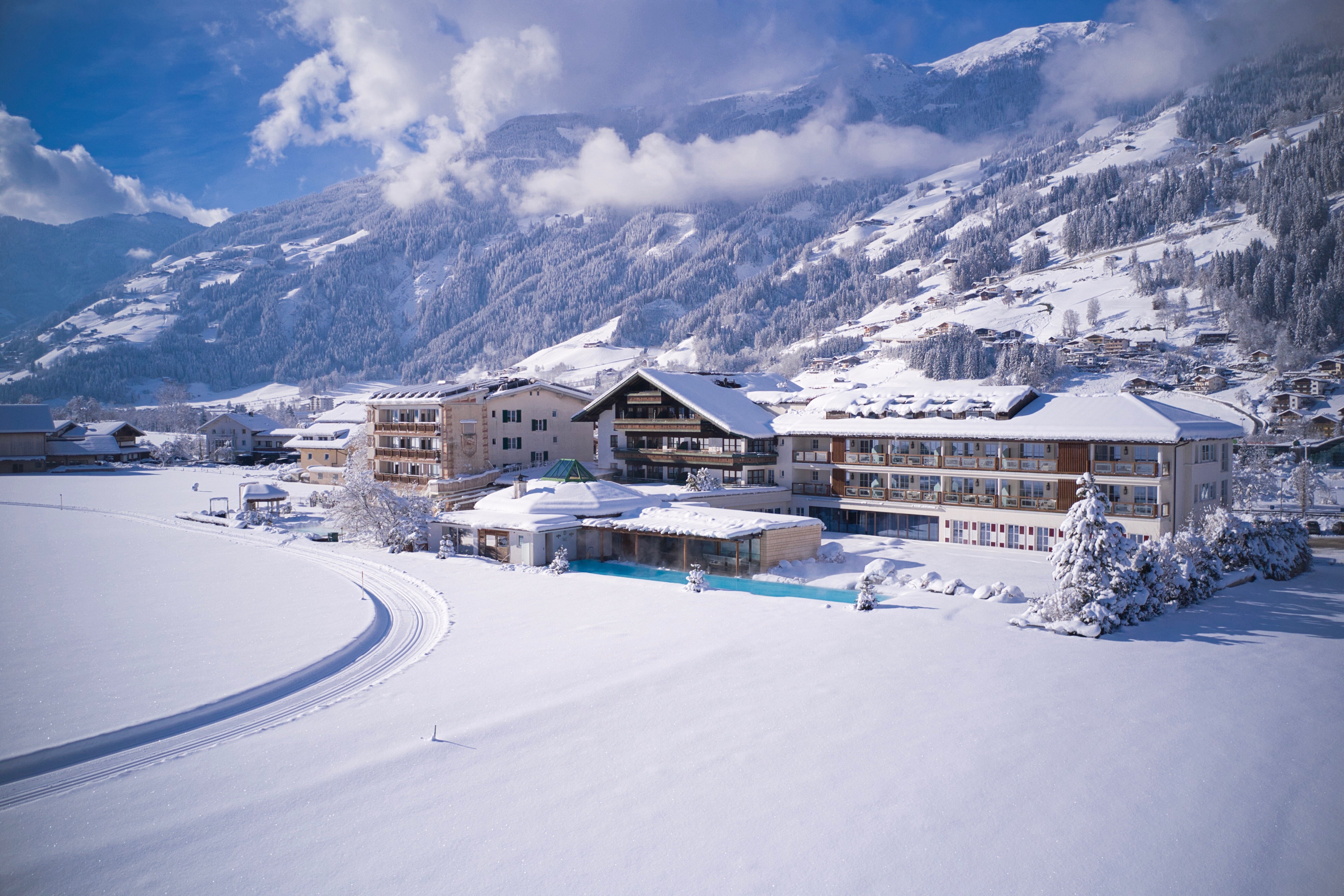 Das Hotel Theresa im Winter