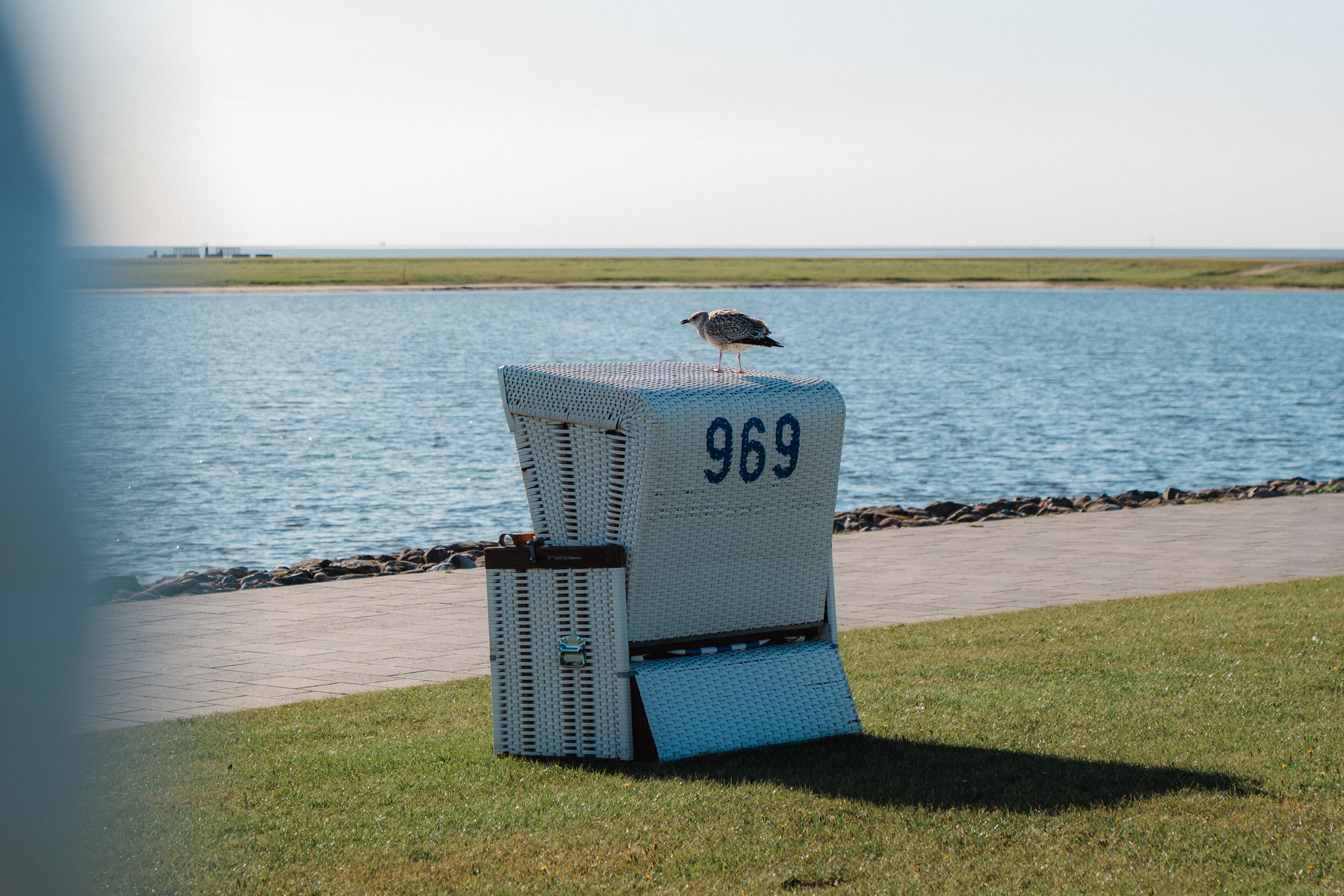 Strandkorb nahe des Strandhotels Küstenperle, Online-Marketing-Kunde LL-Marketing | © Janine Brugger