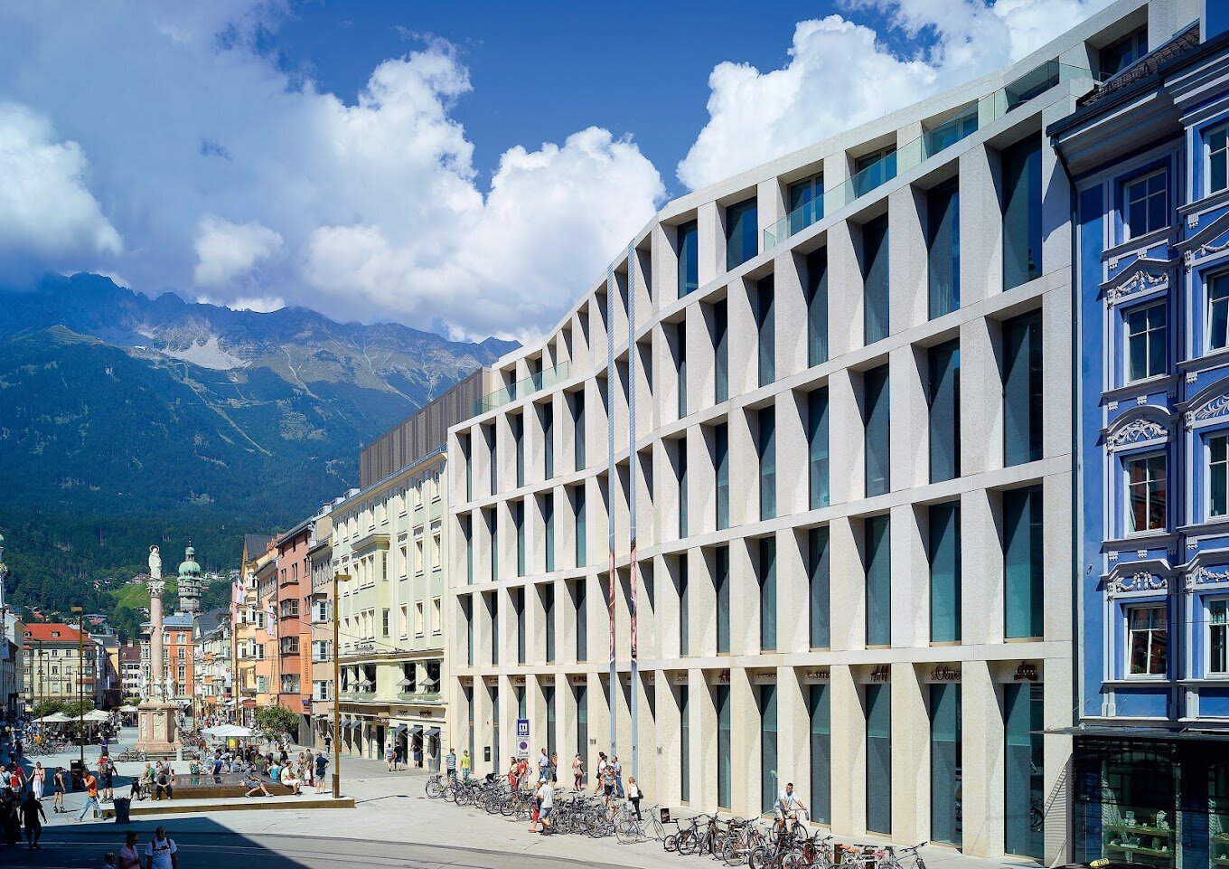 Das Kaufhaus Tyrol von außen